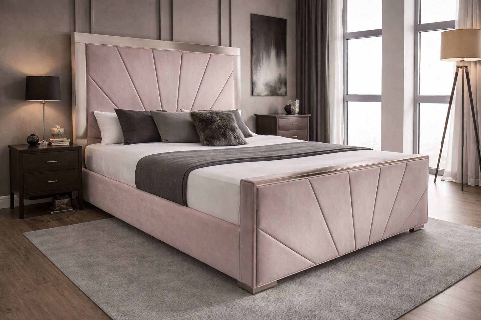 Heather Panel Bed