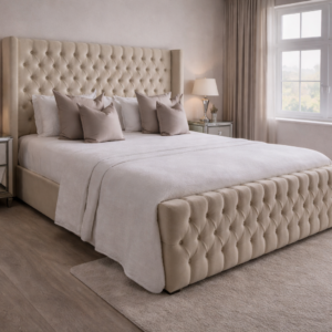 Luxury Wingback Bed