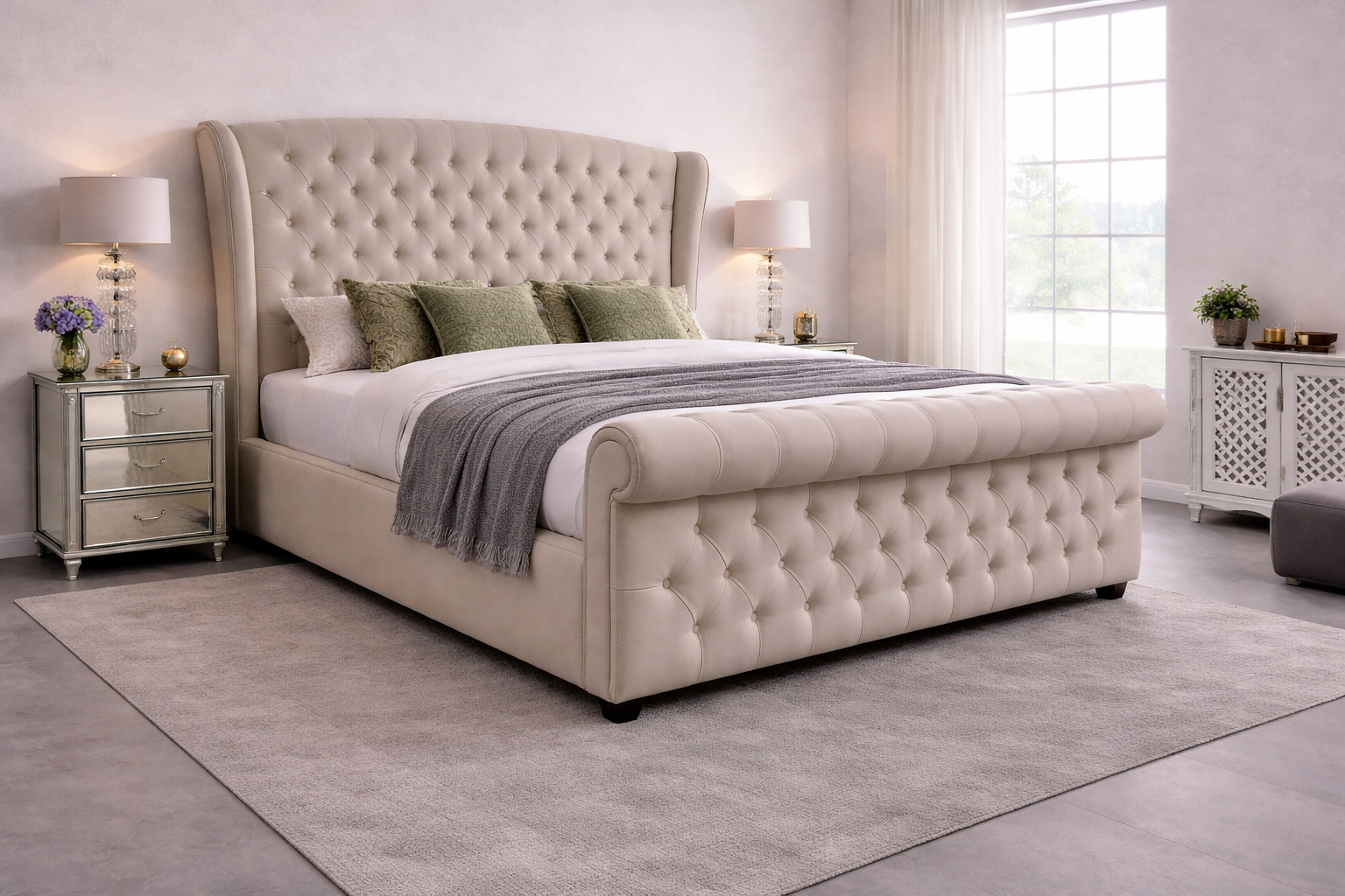 Sleigh Wingback