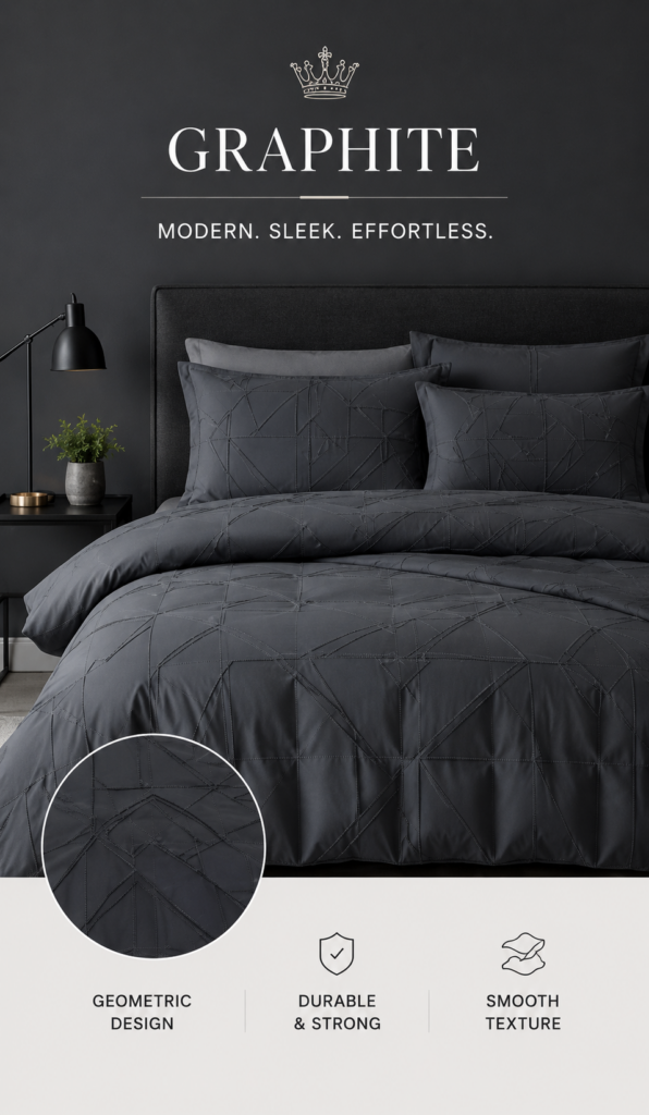 Graphite Bedding Set