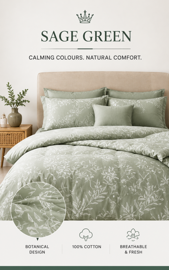 Sage Green Bedding Set