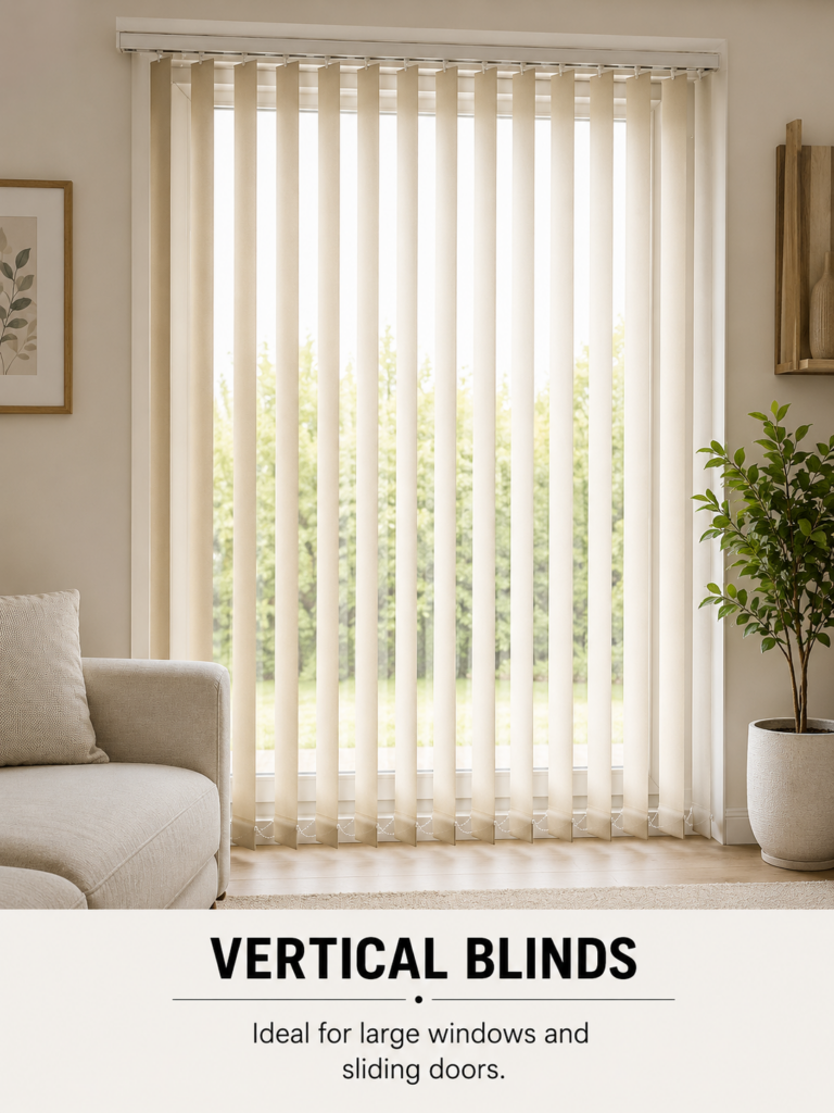 Cream Vertical Blinds