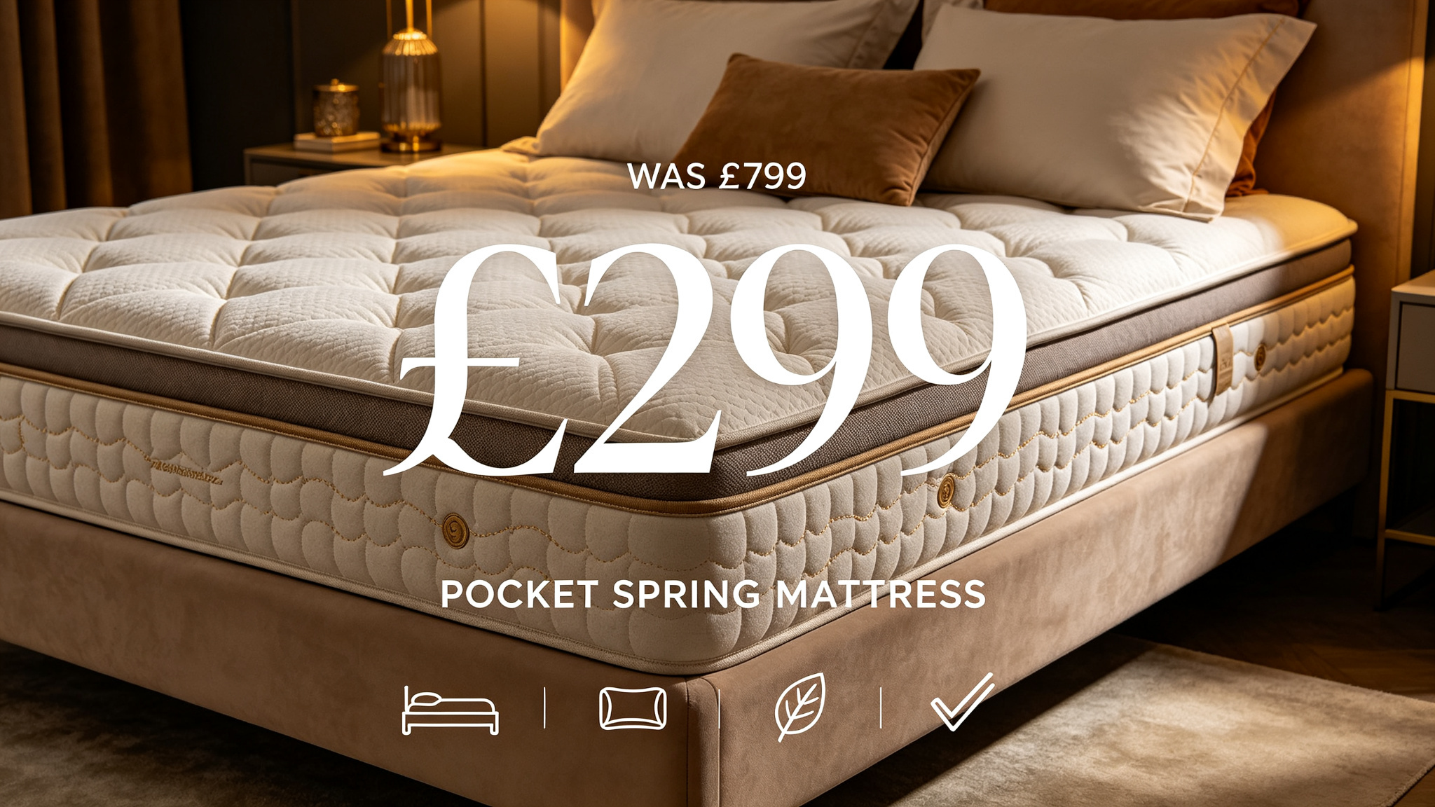 Pocket spring mattress offer from £299