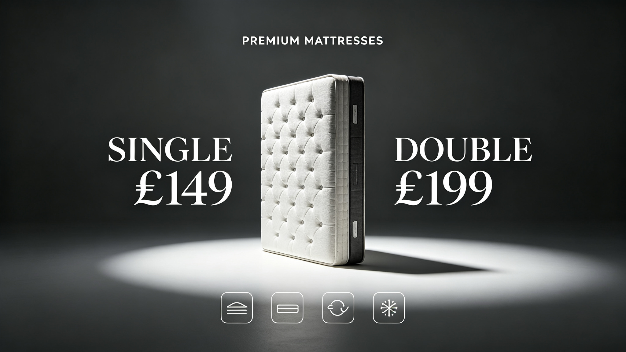 Premium mattress offer from £149